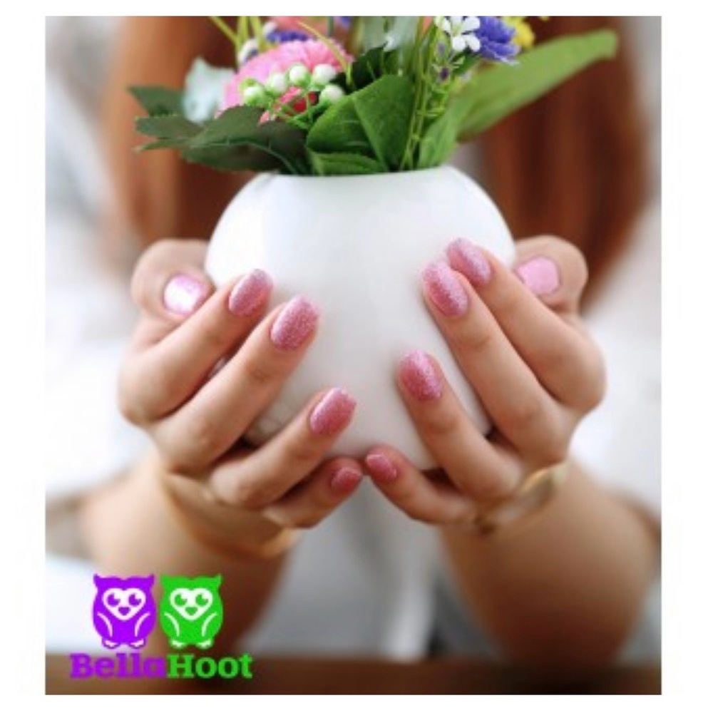 Sparkling Pink Nail Wraps